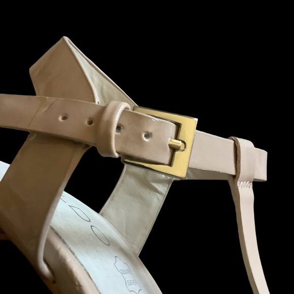 ALDO JESTER NUDE T-STRAP PLATFORM HIGH HEELS/ Size 7.5 - Picture 10 of 15